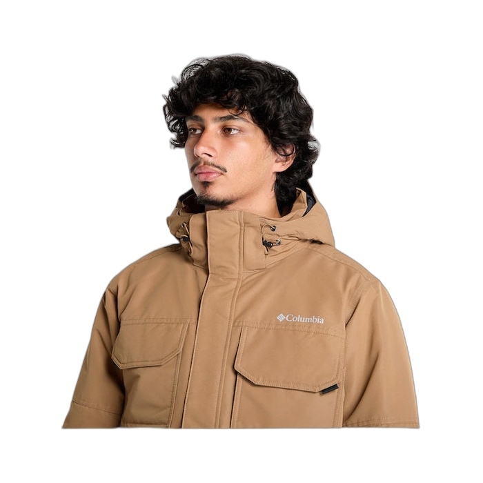 Ανδρικό μπουφάν Columbia Parka Landroamer σε ανοιχτό καφέ χρώμα 2088041-257