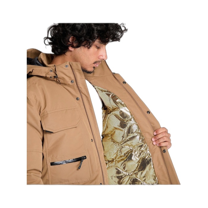 Ανδρικό μπουφάν Columbia Parka Landroamer σε ανοιχτό καφέ χρώμα 2088041-257
