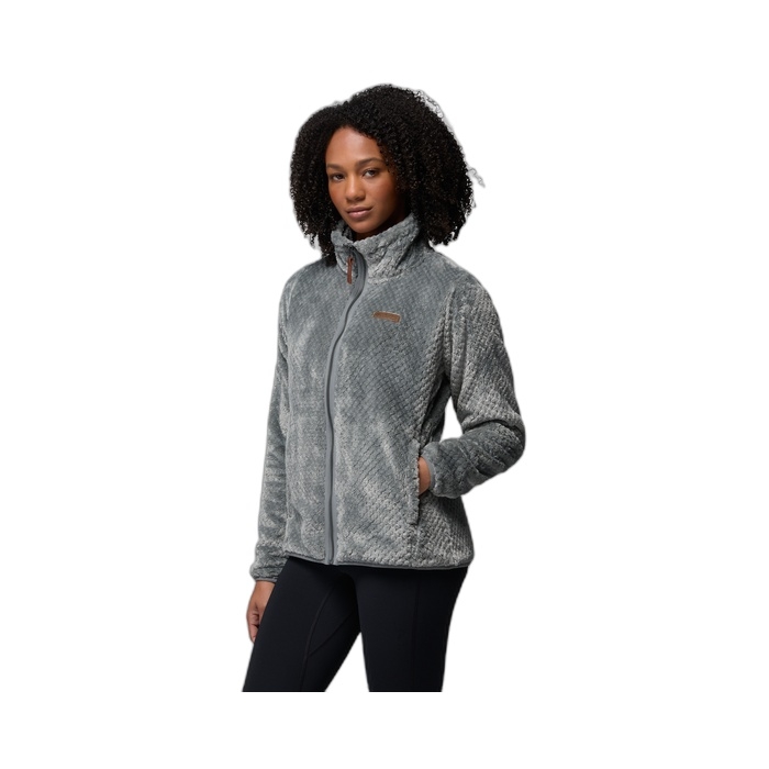 Columbia γυναικεία ζακέτα fleece Fire Side II σε γκρι 1819791-342