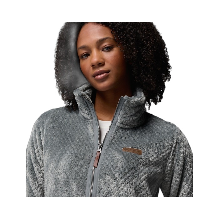 Columbia γυναικεία ζακέτα fleece Fire Side II σε γκρι 1819791-342