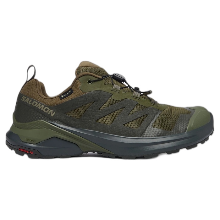 Ανδρικά πράσινα παπούτσια Salomon αδιάβροχα X adventure Olive night 454578