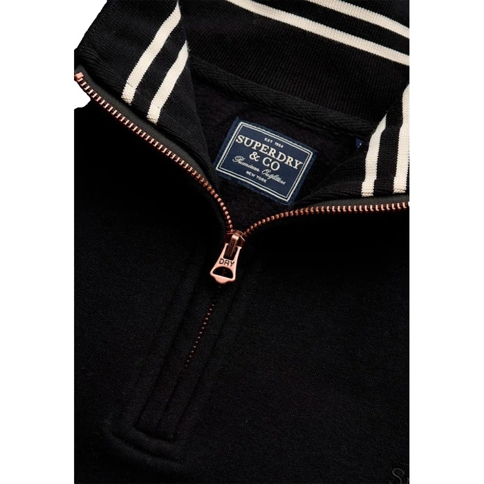 Ανδρικό φούτερ Superdry Serif με logo και μισό φερμουάρ M2014700A-02A