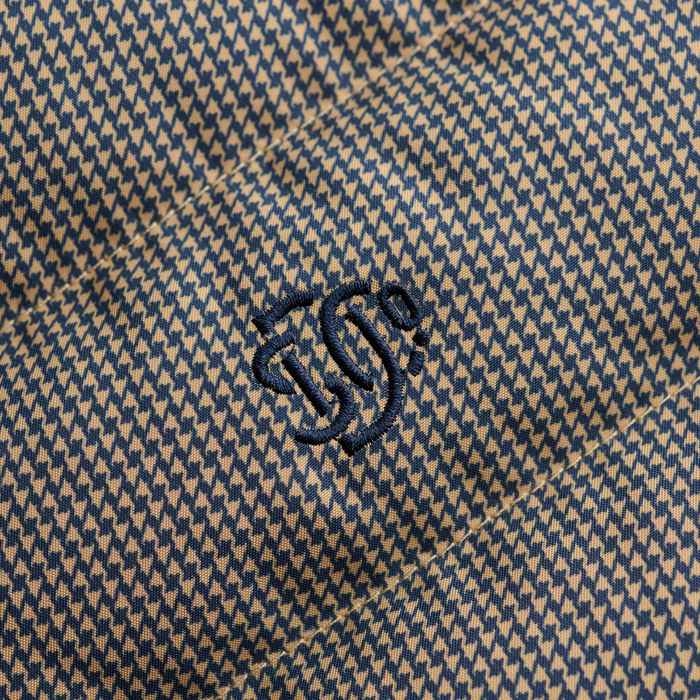Ανδρικά μπουφάν Superdry Fuji Estate Brown Heritage Check M5012527A-M7Q