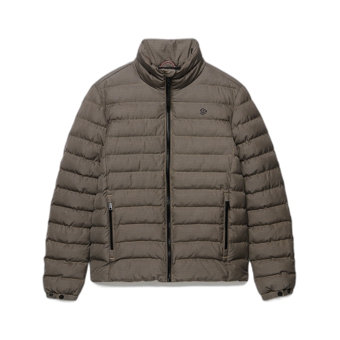 Ανδρικά μπουφάν Superdry Fuji Estate Brown Heritage Check M5012527A-M7Q