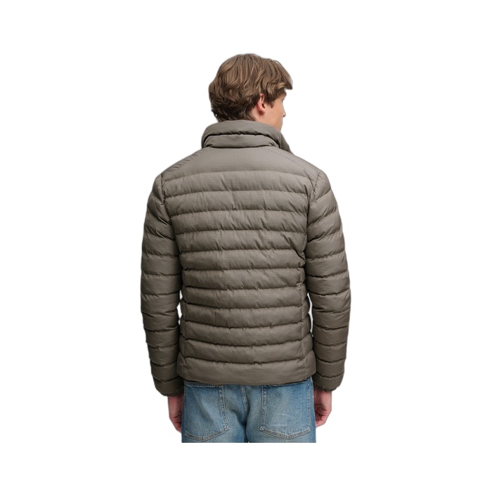 Ανδρικά μπουφάν Superdry Fuji Estate Brown Heritage Check M5012527A-M7Q