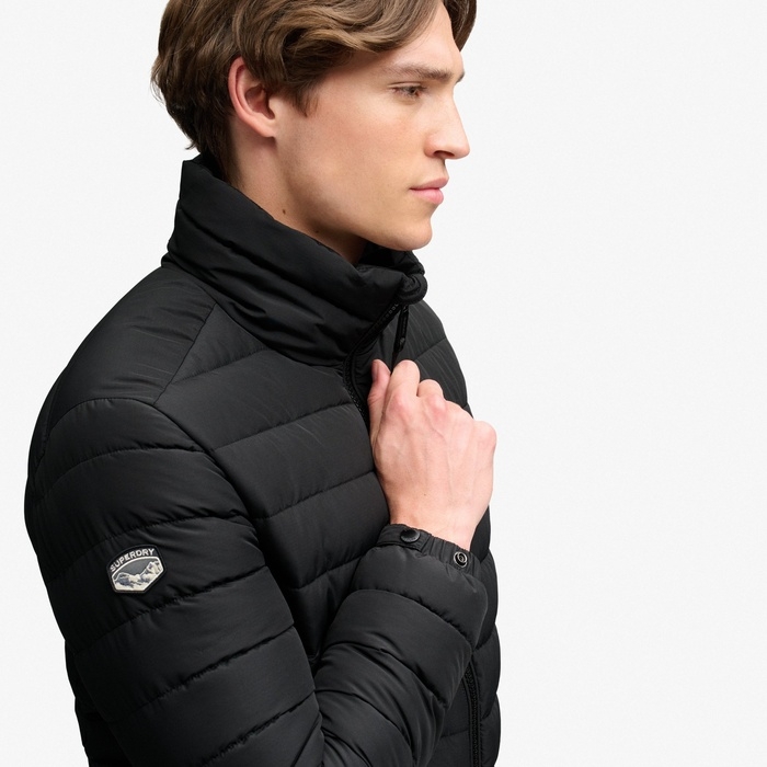 Ανδρικό Superdry μπουφάν Fuji μαύρο M5012432A-02A