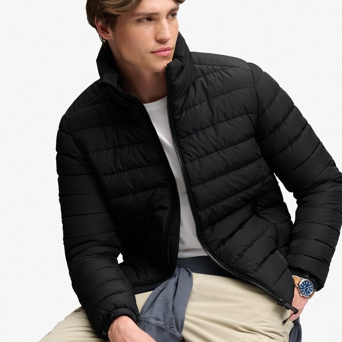 Ανδρικό Superdry μπουφάν Fuji μαύρο M5012432A-02A