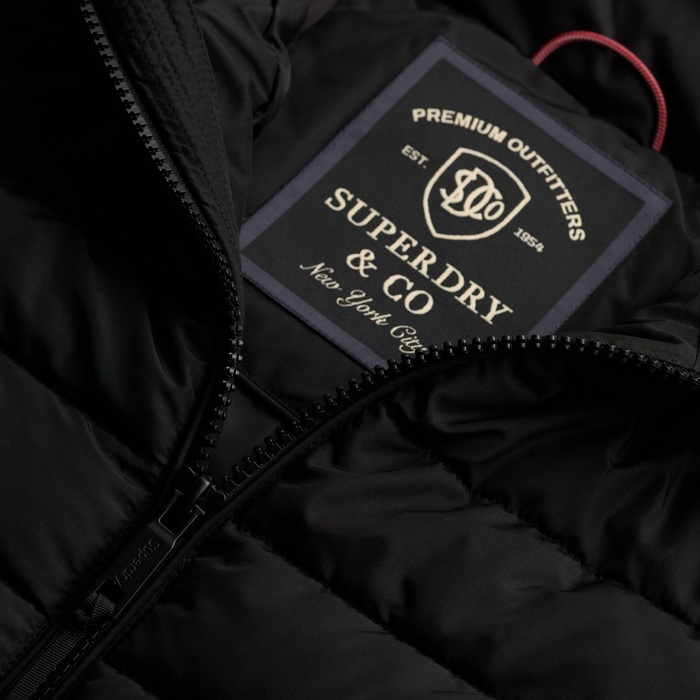 Ανδρικό Superdry μπουφάν Fuji μαύρο M5012432A-02A