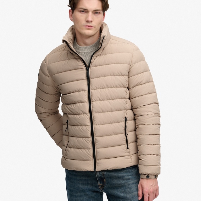 Ανδρικό μπεζ μπουφάν Superdry Fuji M5012432A-D7J
