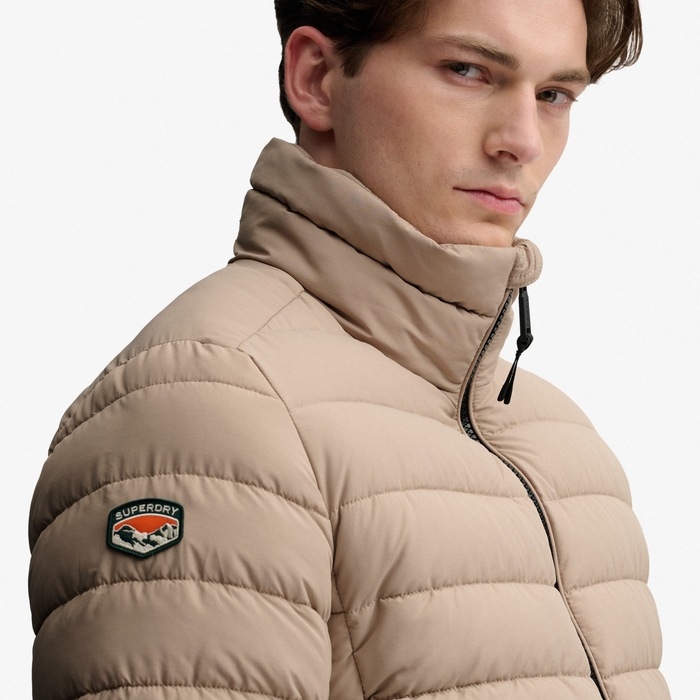 Ανδρικό μπεζ μπουφάν Superdry Fuji M5012432A-D7J