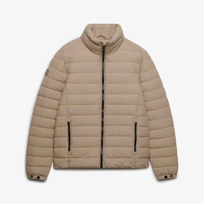 Ανδρικό μπεζ μπουφάν Superdry Fuji M5012432A-D7J