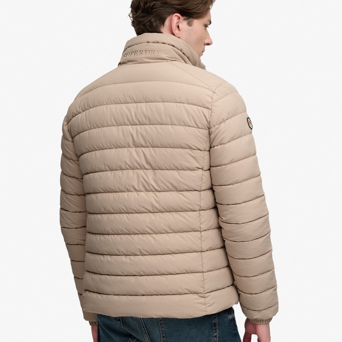 Ανδρικό μπεζ μπουφάν Superdry Fuji M5012432A-D7J