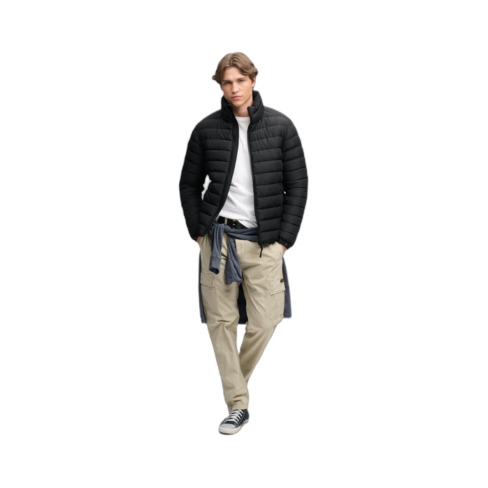Ανδρικό Superdry μπουφάν Fuji μαύρο M5012432A-02A