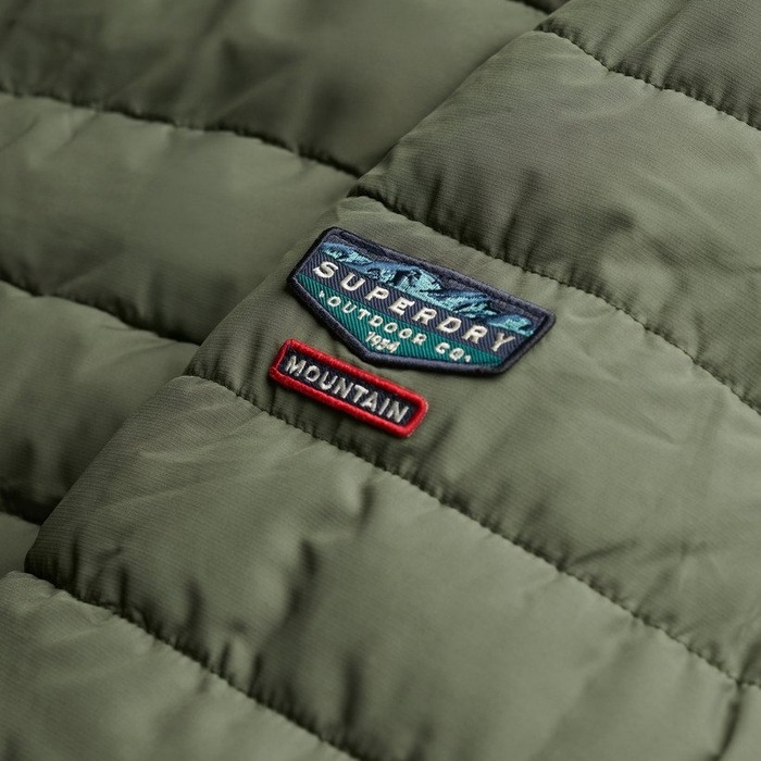 Πράσινο μπουφάν Superdry Fuji με κουκούλα M5012433A-1GN