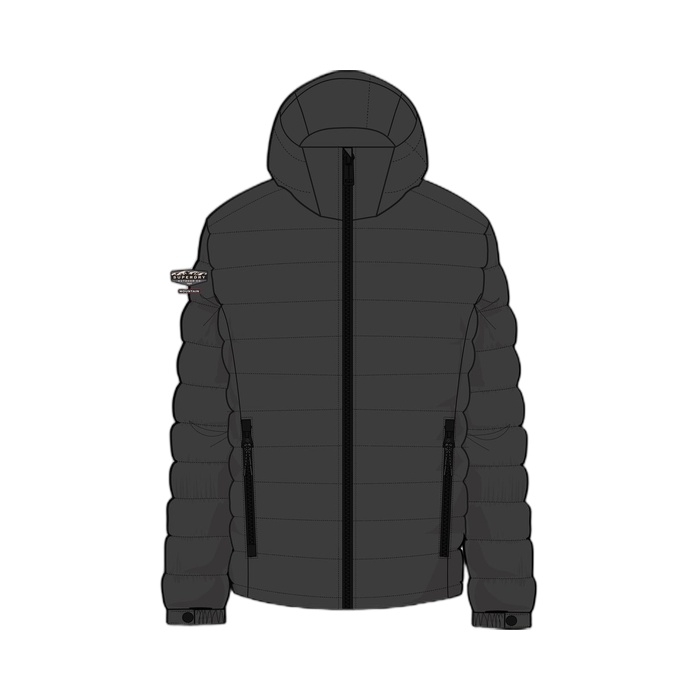 Superdry μαύρο μπουφάν Fuji