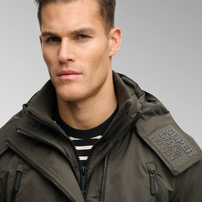 Ανδρικά αντιανεμικά Superdry μπουφάν Arctic Windcheater Vintage Black M5012422A-06A
