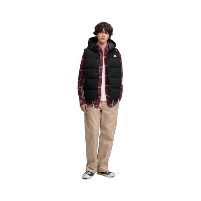 Μαύρο γιλέκο Superdry με κουκούλα M5012425A-12A