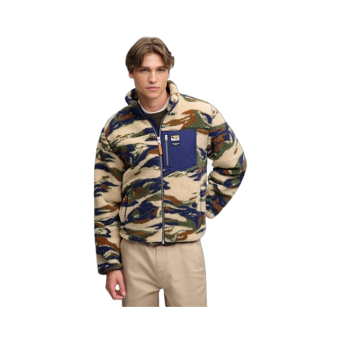 Ανδρικές Superdry ζακέτες μπεζ Terrain Fleece 2014622A-M9E