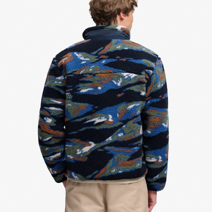 Superdry ανδρικά fleece ζακέτες Terrain Fleece Zip Through 2014622A-M9F navy