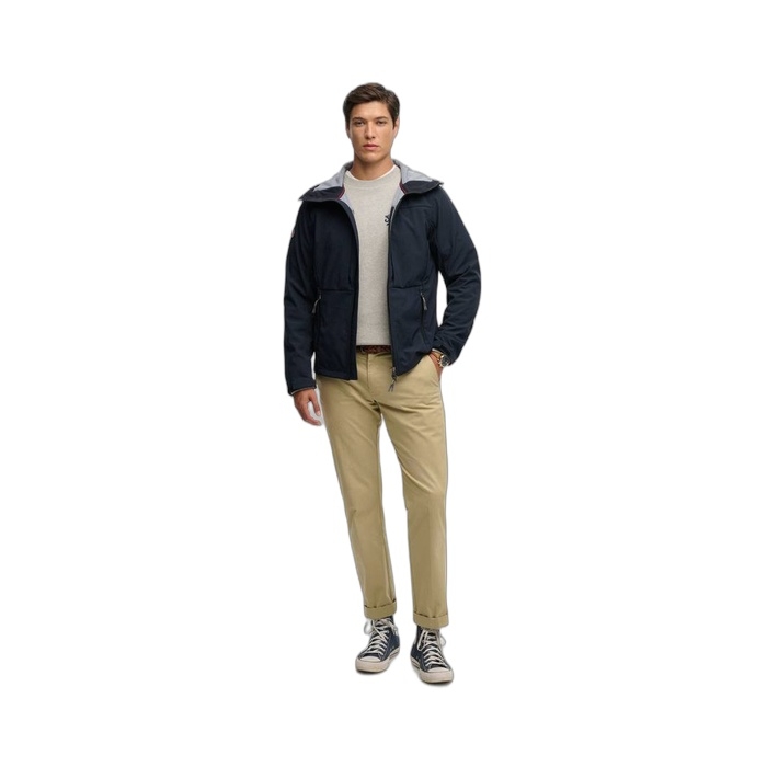 Ανδρικό μπλε μπουφάν Softshell Superdry M5012327A-98T