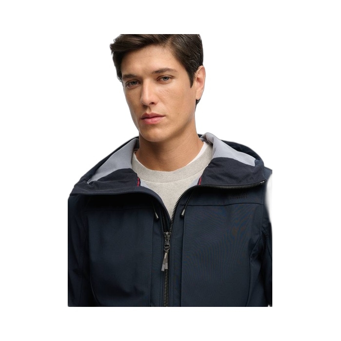 Ανδρικό μπλε μπουφάν Softshell Superdry M5012327A-98T