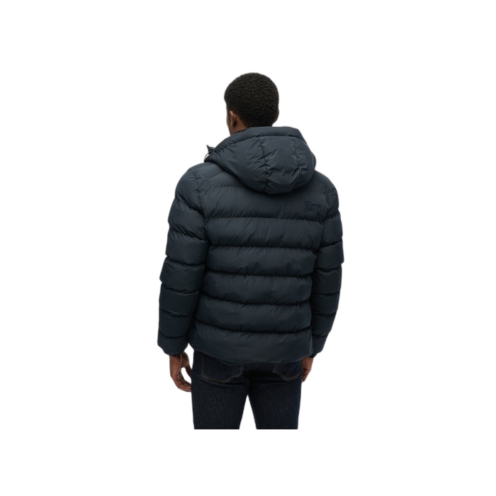 Ανδρικά puffer μπουφάν Superdry σε σκούρο μπλε χρώμα M5011905A-D9W
