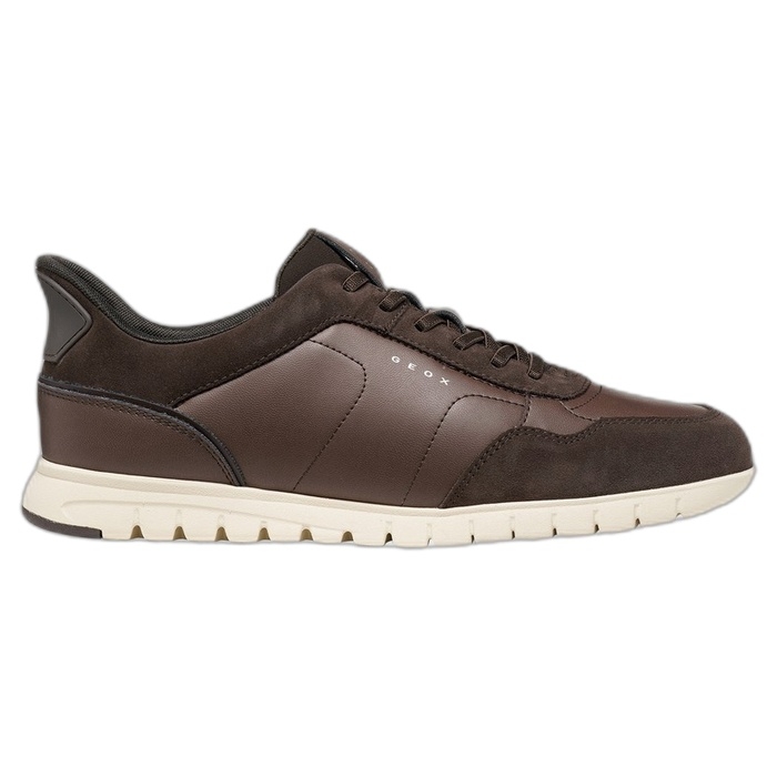Geox ανδρικά καφέ sneakers FlextrideZero Plus U66NEA