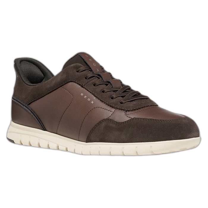 Geox ανδρικά καφέ sneakers FlextrideZero Plus U66NEA