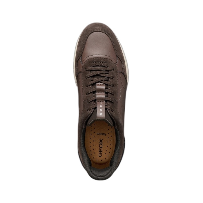 Geox ανδρικά καφέ sneakers FlextrideZero Plus U66NEA