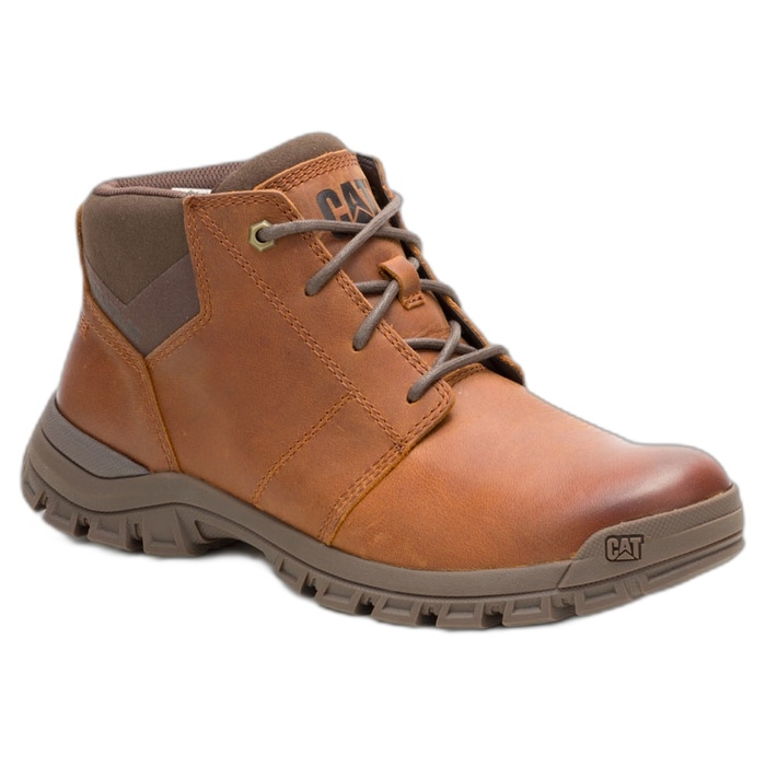 Ανδρικό καφέ μποτάκι Caterpillar Threshold leather brown P726439