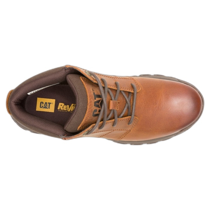 Ανδρικό καφέ μποτάκι Caterpillar Threshold leather brown P726439