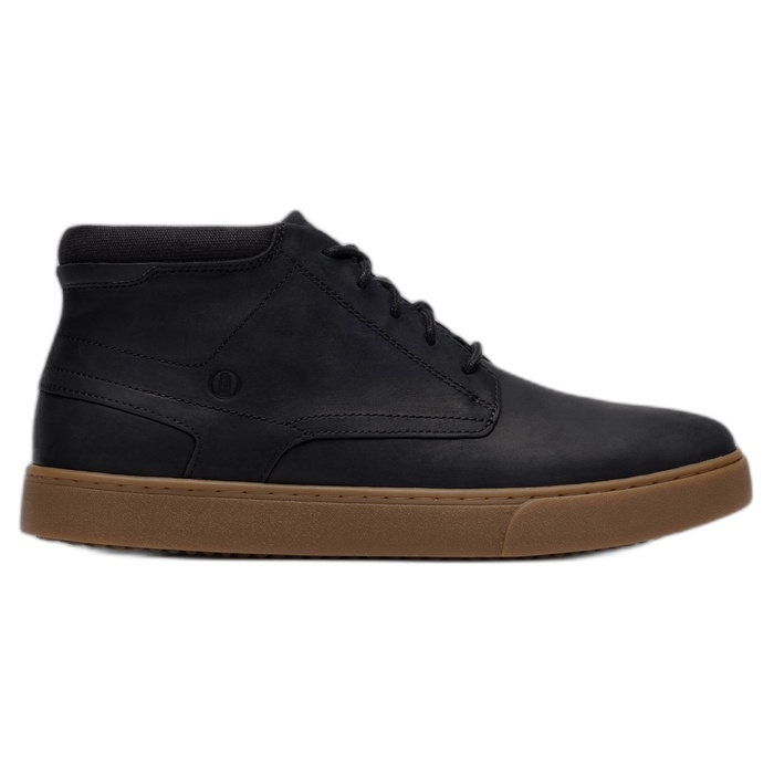 Clarks μποτάκια μαύρα ανδρικά Lydford Mid Black 26320323