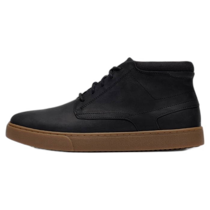 Clarks μποτάκια μαύρα ανδρικά Lydford Mid Black 26320323