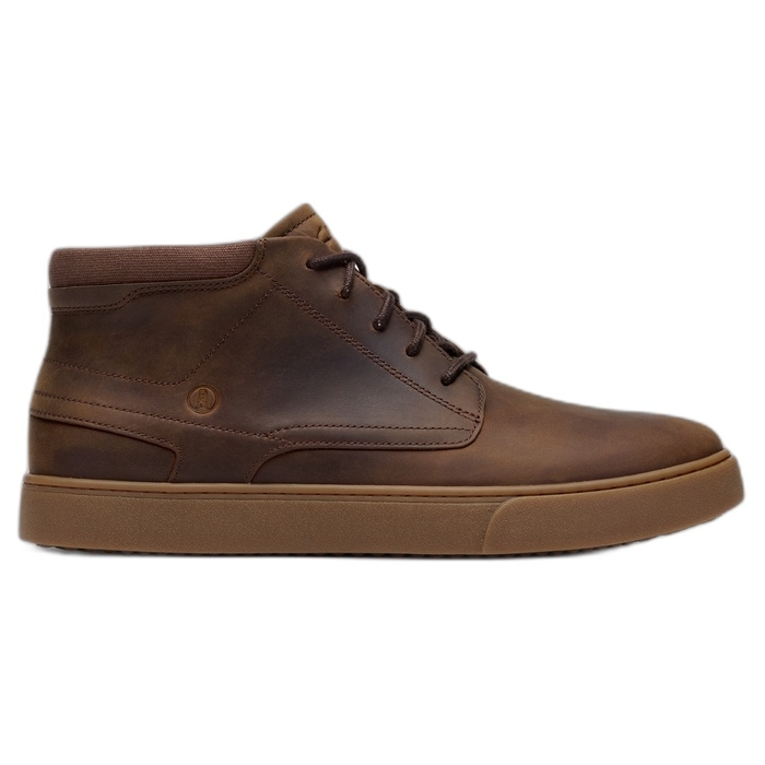 Ανδρικά καφέ μποτάκια Clarks Lydford Mid Beeswax 26327459