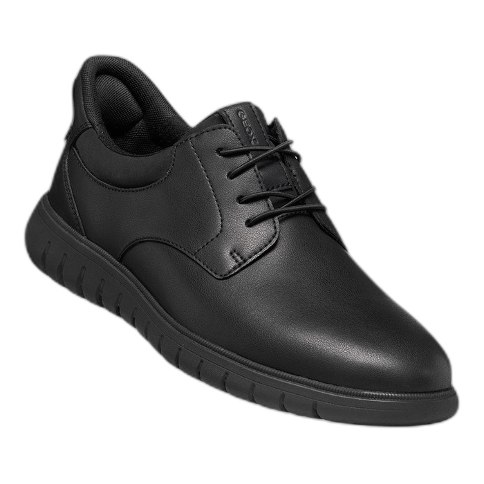 Ανδρικό μαύρο παπούτσι Geox Flextride F Plus Black U664JA