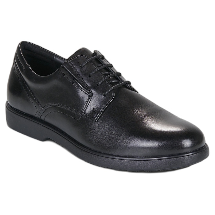 Geox ανδρικό urban μαύρο παπούτσι spherica EC11 U65BJB