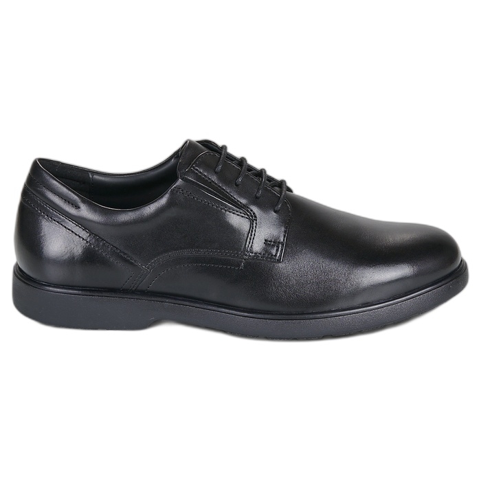 Geox ανδρικό urban μαύρο παπούτσι spherica EC11 U65BJB