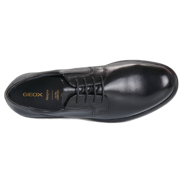 Geox ανδρικό urban μαύρο παπούτσι spherica EC11 U65BJB