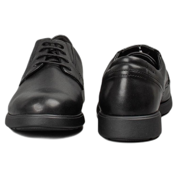 Geox ανδρικό urban μαύρο παπούτσι spherica EC11 U65BJB