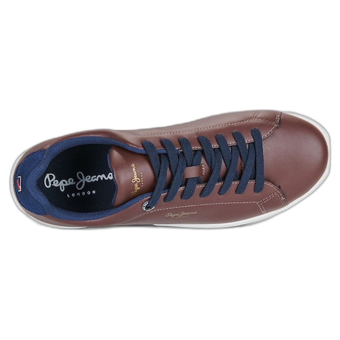 Ανδρικά καφέ sneakers Pepe Jeans Camden Mode 000062-898
