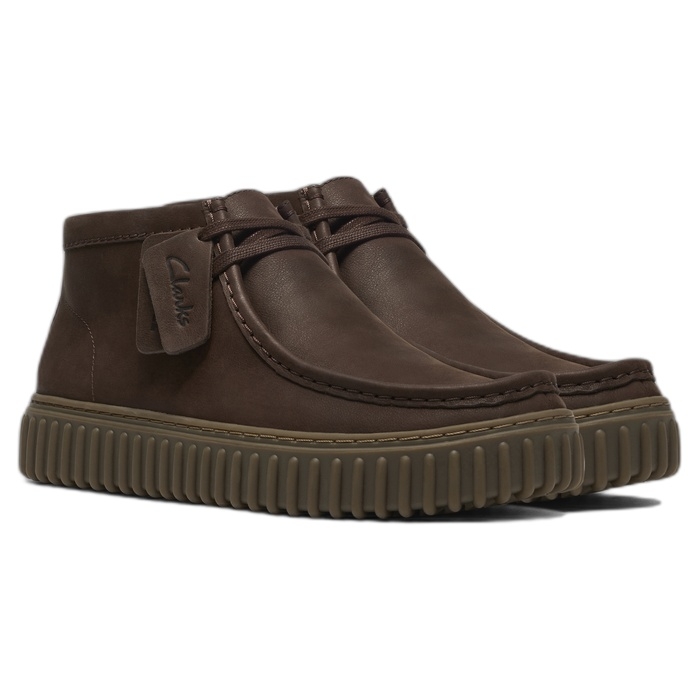 Ανδρικά καφέ μποτάκια Clarks Torhill Hi  26327242