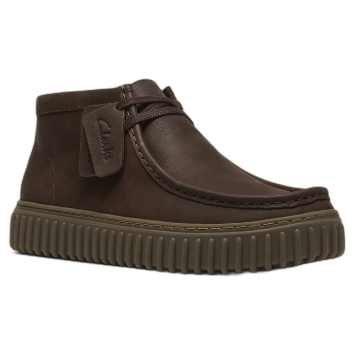 Ανδρικά καφέ μποτάκια Clarks Torhill Hi  26327242