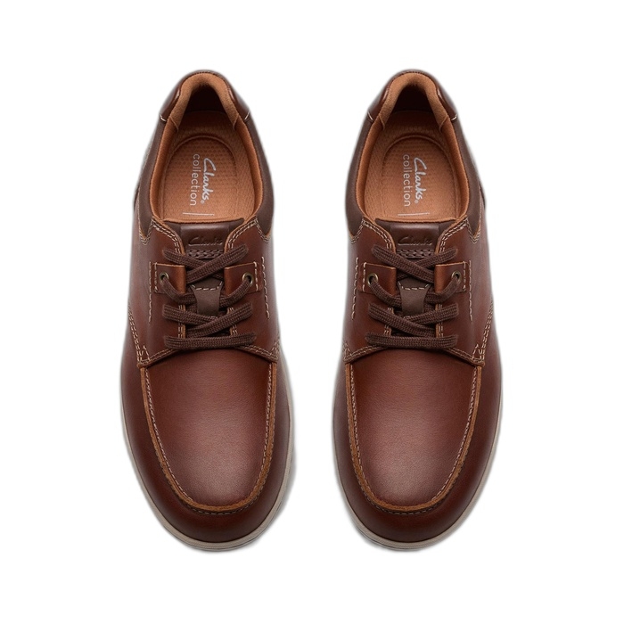 Ανδρικό παπούτσι loafer Clarks Craftwell Moc Dark Tan 26184710