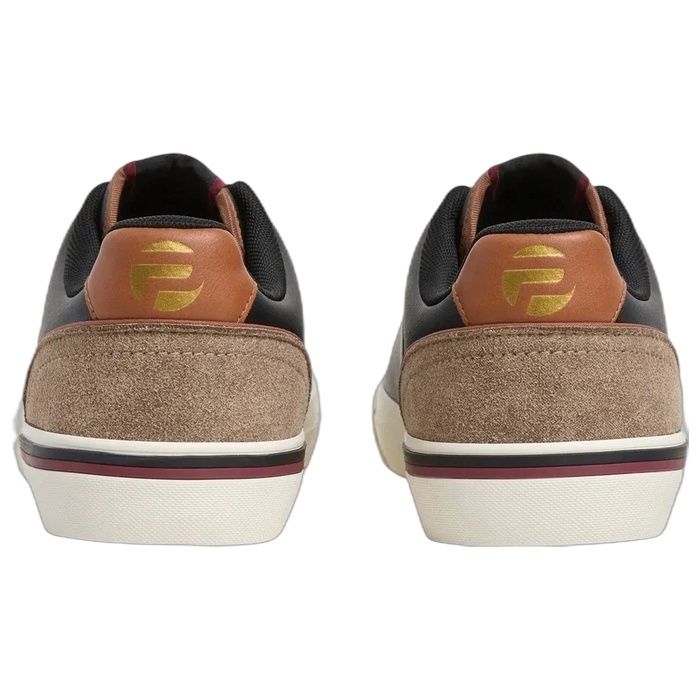 Ανδρικό μαύρο sneaker Pepe Jeans Campus με καφέ λεπτομέρειες