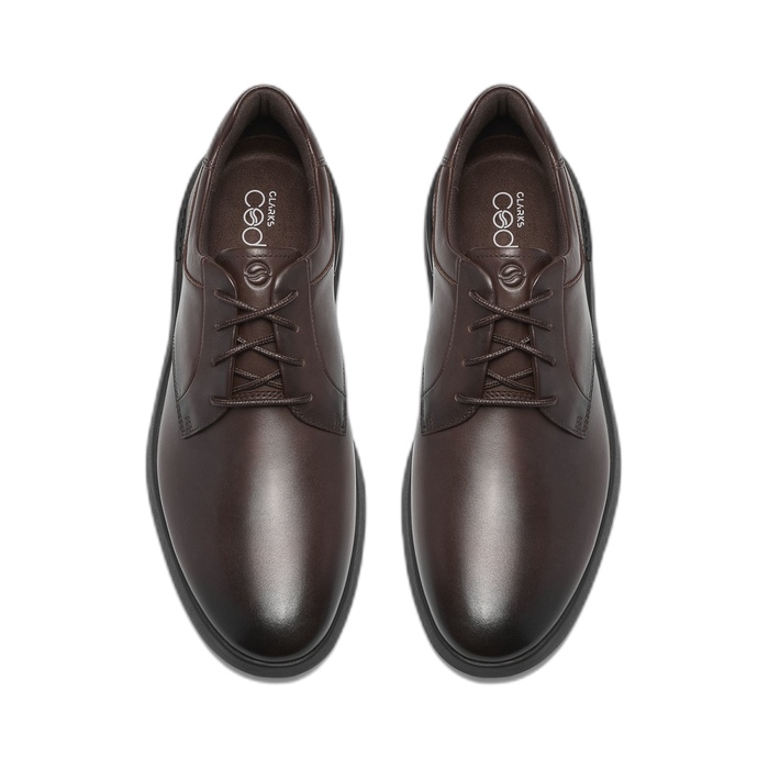 Ανδρικό καφέ παπούτσι Clarks Code H Plain Brown 26328045