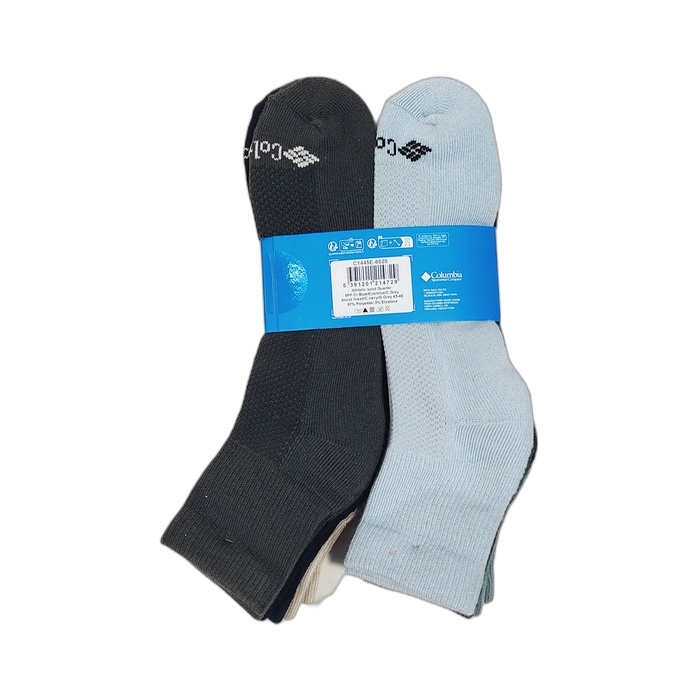 Ανδρικές πεζοπορικές χαμηλές κάλτσες Columbia Athletic Solid Quarter C1445E