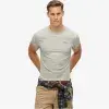 SUPERDRY M1011245A-85P ΜΠΛΟΥΖΑ ESSENTIAL LOGO GREY FLECK MARL