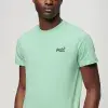SUPERDRY M1011245A-2MD ΜΠΛΟΥΖΑ ESSENTIAL LOGO LIGHT GREEN