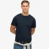 SUPERDRY M1012226A-C3i ΜΠΛΟΥΖΑ CLASSIC ESSENTIAL WASHED NAVY