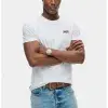 SUPERDRY M1012078A-01C ΜΠΛΟΥΖΑ ESSENTIAL CONTRAST TEE OPTIC WHITE